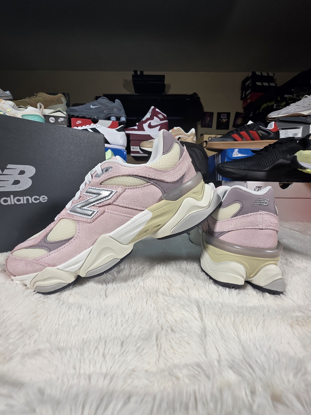 New Balance 9060 Pink/Purple – Size 5Y / 6.5W – Brand New